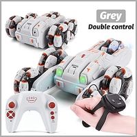 Electric Remote Control Five Wheel Swing Arm Drift Stunt Car Colorful Lighting Music Gesture Sensing Remote Control Car Lightinthebox - thumbnail