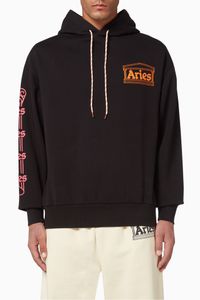 Column Cotton Hoodie
