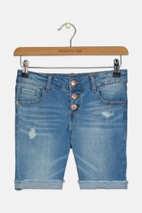 Big Girls Snap-Fly Bermuda Denim Shorts  Madelyn