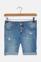 Big Girls Snap-Fly Bermuda Denim Shorts  Madelyn - thumbnail