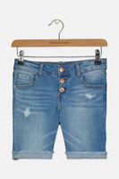 Big Girls Snap-Fly Bermuda Denim Shorts  Madelyn - thumbnail