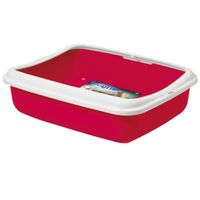 Georplast Big Cat Litter Tray - Red Pack Of 2