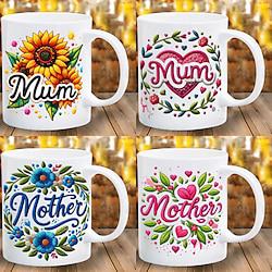 1pc Gifts For Mom I Love My Mom Coffee MugBirthday Gifts For Women Baby Gift For Mom Funny Mug Funny Gift Tea Cup 11oz Ceramic Coffee Mug Double-sided Design Drinkware Home Decor Lightinthebox