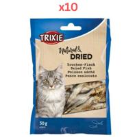 Trixie Dried Fish Cat Treats 50G (Pack of 10)