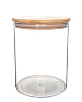 Little Storage Co Bamboo & Glass Storage Jar 2L