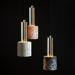 LED Pendant Light Bedside Light Modern Black White Pink Synthetic Aquamarine Ear Cuff Vintage Style Guitar Number Cute Earrings Jewelry Light For Stage Bar Living Room Bedroom Lightinthebox