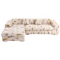 Print Dustproof Stretch Slipcovers Stretch Sofa Cover Super Soft Fabric Couch Cover Fit For 1 to 4 Cushion Couch And L Shape Sofa (You will Get 1 Throw Pillow Case as free Gift) Lightinthebox - thumbnail