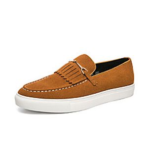 Men's Loafers  Slip-Ons Classic British Daily Suede Breathable Yellow Green Brown Spring Summer Lightinthebox