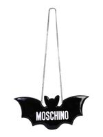 Bat Black Polyurethane Shoulder Bag - thumbnail