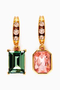 Peapod & Stone Earrings