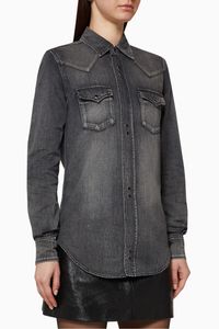 Classic Western Shirt in Denim