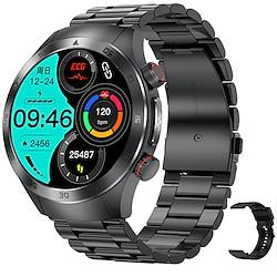 2024 New Laser Physiotherapy Blood Glucose Smart Health Watch Fitness Running Watch Bluetooth Temperature Monitoring Pedometer Compatible with Android iOS Women Men IP67 Waterproof Lightinthebox