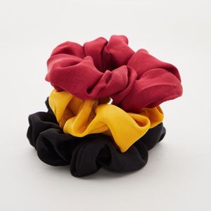 Plain Elasticated Scrunchies - Set of 3