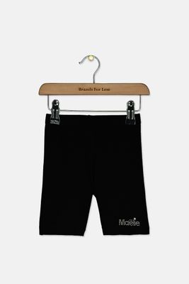 Toddler Girls No Pocket Short Black Toddler Girls No Pocket Short Black