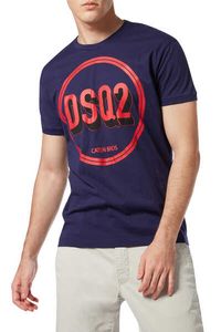 DSQ2 Logo Print Cotton T-Shirt