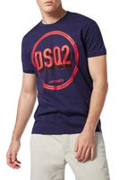 DSQ2 Logo Print Cotton T-Shirt - thumbnail