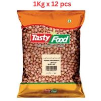 Tasty Food Peanut (Groundnut) 1Kg (Pack of 12)