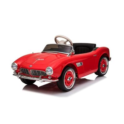Megastar Ride On 12 v Electric Licensed BMW Retro Convertible Style Single Seater Car For Kids - Red