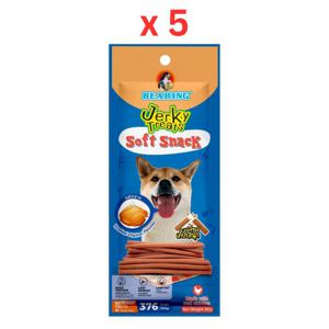 Bearing Jerky Treats Sticks Roasted Chicken Flavor-50 Gm Pack Of 5