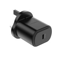 Cygnett 20W USB-C PD Wall Charger - Black (UK Plug) - thumbnail