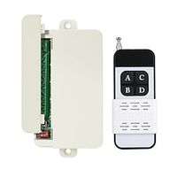433MHz Universal Wireless Remote Control AC110V 220V 4CH Relay Radio controller Receiver Module RF Switch  Light ON OFF Lightinthebox - thumbnail