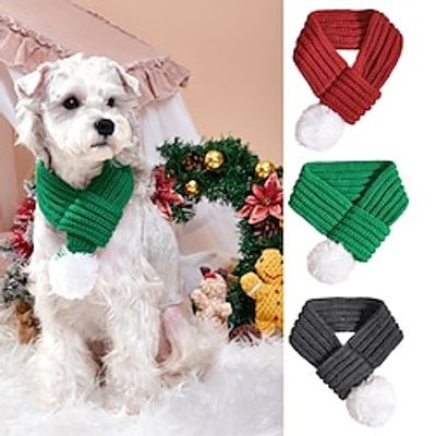 Dog Warm Scarf Pet Christmas Cat Scarf Knitting Corgi Teddy Dog Bib Dog Accessories Lightinthebox Dog Warm Scarf Pet Christmas Cat Scarf Knitting Corgi Teddy Dog Bib Dog Accessories Lightinthebox