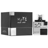 Lattafa 24 Carat White Gold (U) Edp 100ml (UAE Delivery Only)