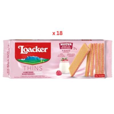 Loacker Raspberry Yoghurt Wafers 18X150G