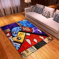 Abstract Pattern Area Rug Kitchen Mat Non-Slip Oil Proof Floor Mat Livingroom Rug Indoor Outdoor Mat Bedroom Decor Bathroom Mat Entrance Rug Door Mat Lightinthebox - thumbnail