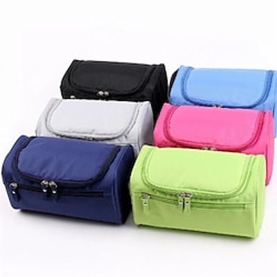 Large-capacity Cosmetic Bag Women's Travel Supplies Nylon Make-up Bag Hangable Wash Bag Lightinthebox