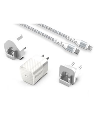 Energizer Wall Charger PD Multi Plug 20W with Lightning Cable White Energizer Wall Charger PD Multi Plug 20W with Lightning Cable White