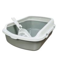 Cozy Paws open Cat Toilet 50x34.5x18 - Grey