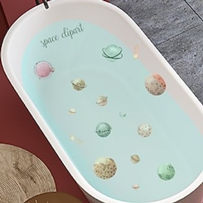 6Pcs Anti Slip Bathtub Stickers, Cartoon Planet Pattern Stickers, Bathroom Stickers, Waterproof Frosted Bathtub Stickers. Lightinthebox 6Pcs Anti Slip Bathtub Stickers, Cartoon Planet Pattern Stickers, Bathroom Stickers, Waterproof Frosted Bathtub Stickers. Lightinthebox