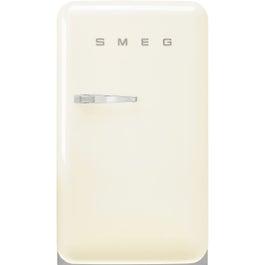 Smeg Single Door Refrigerator Cream, 122L (FAB10RCR6)
