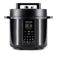 Nutricook Smart Pot 2, 9 In 1 Instant Programmable Electric Pressure Cooker 6 Liters, 12 Smart Programs Black 1000 Watts - NC-SP204K