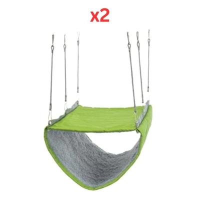 Trixie Hammock with 2 Storeys For Small Pets - Green 22X15X30cm (Pack Of 2)