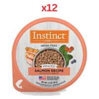 Instinct Minced Real Salmon Recipe Wet Cat Food 99G (Pack of 12)