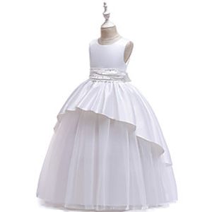 Princess Cosplay Costume Costume Girls' Movie Cosplay Christmas New Year's White Red Orange Dress Christmas Halloween Children's Day Polyester  Cotton Lightinthebox