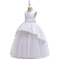 Princess Cosplay Costume Costume Girls' Movie Cosplay Christmas New Year's White Red Orange Dress Christmas Halloween Children's Day Polyester  Cotton Lightinthebox - thumbnail