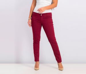 Womens Skinny Pants  Maroon