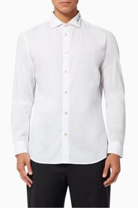 EA Signature Shirt in Cotton Poplin