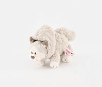 Stuffed Animal Winter Snow Cat Plush  Gray - thumbnail