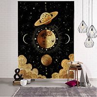 Wall Tapestry Art Deco Blanket Curtain Hanging Home Bedroom Living Room Decoration Universe Planet Astronaut Series Lightinthebox - thumbnail