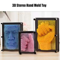 Plastic 3D DIY Model Antistress Clone Fingerprint Hand Mold