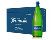 Ferrarelle Natural Still Mineral Water 750ml Glass, Case of 12