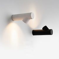 Led Wall Lighting,Ideas Metal Glass Bedside Flush Wall Sconce In Black/White,7W 10W And Suitable For Corridor Garage Lighting,Warm WhiteWhiteNeutral Light IP65 85-265V Lightinthebox