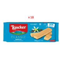 Loacker Classic Vanille Wafers 18 X 175Gms (UAE Delivery Only)