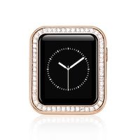 1 Pack Watch Case Compatible with Apple iWatch Series 87654321  SE Scratch Resistant Bling Diamond Rugged Hard PC Watch Cover Lightinthebox - thumbnail