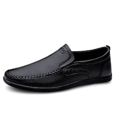Men's Loafers  Slip-Ons Classic British Daily Office  Career PU Booties  Ankle Boots Dark Brown Black Fall Spring Lightinthebox