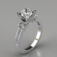 Sanjie wish AliExpress hot sale new style inlaid zircon ring fashion ladies diamond ring wedding jewelry